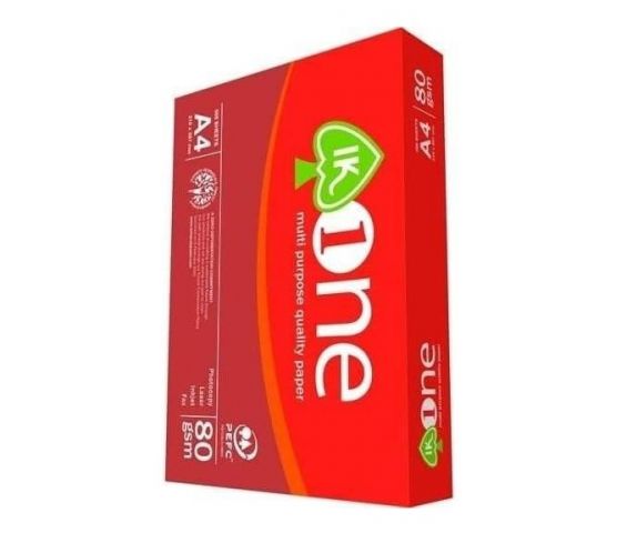 IK ONE Papel Din A4 80gr 500 hojas blanco