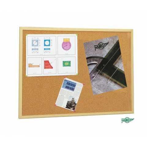 Faibo Tablero Corcho 80x120 Fibra Melaminada