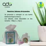 ADG Jabón Artesanal Mini Aloe Vera 25g e