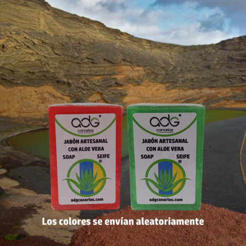 ADG Jabón Artesanal Aloe Vera 100g e Pack Duo