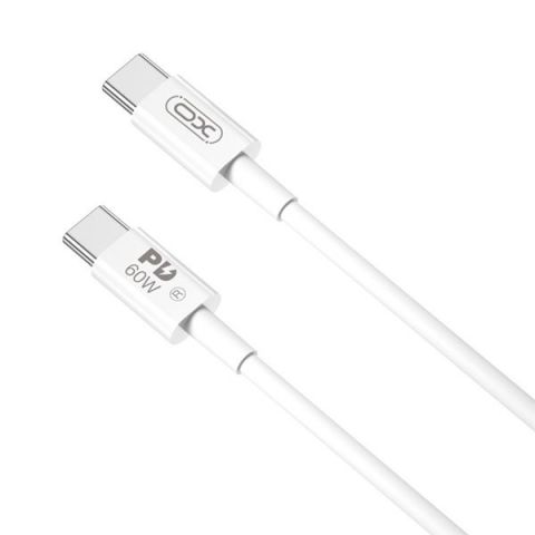 XO Cable NBQ190 60W Usb Tipo C 2 Mts Blanco