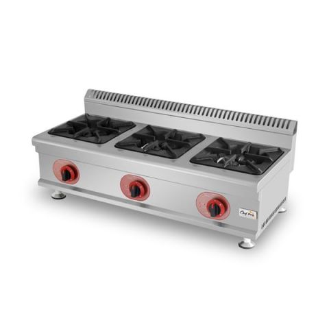 Chef Pro Cocina a Gas Profesional 3 Fuegos