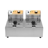 Chef Pro Freidora Electrica Pro Doble 9+9Lt 2x2500