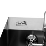 Chef Pro Fregadero Mural Acero Inox Pro con Grifo