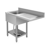 Chef Pro Fregadero Industrial Cubeta Izq 140x70x85