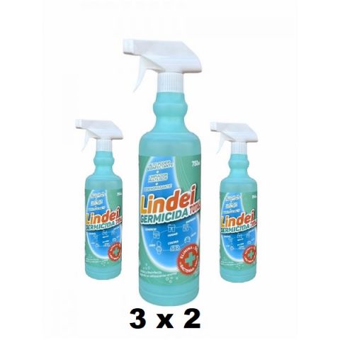Lindei Germicida Total 750 Ml Oferta 3x2
