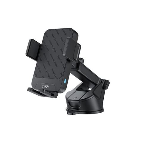 XO Soporte Coche + Base Carga 15W Negro