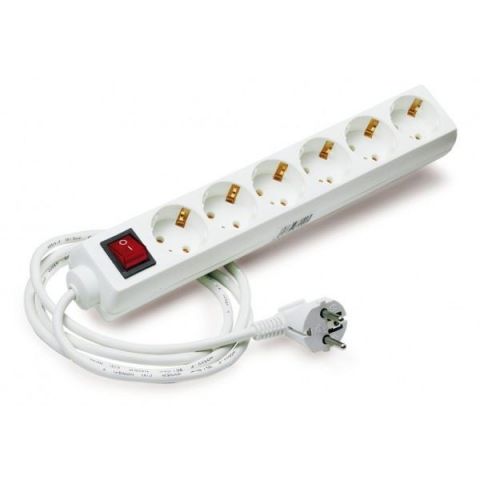 Elbat Regleta 6 Enchufes con Interruptor